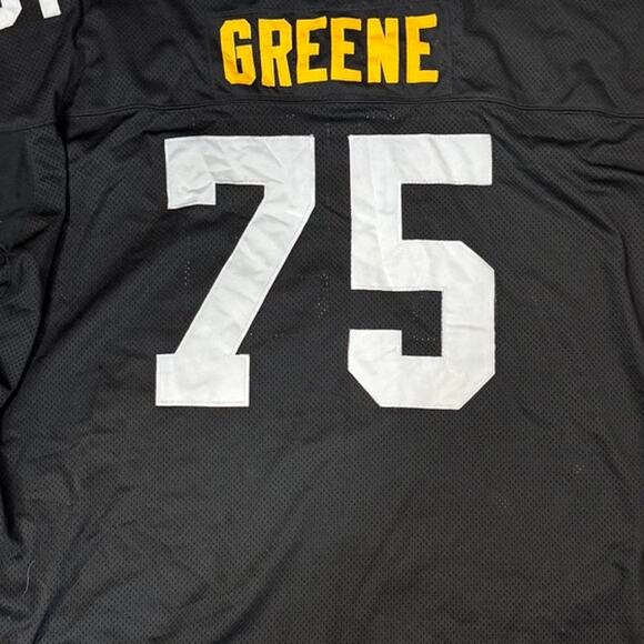 Mitchell And Ness 1975 Pittsburgh Steelers Mean Joe Greene #75 Throwbacks Sz 5XL - Picture 7 of 7
